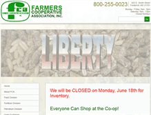 Tablet Screenshot of farmerscoop.com